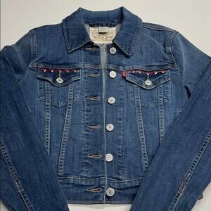 LEVIS Womens XS Blue Jean Jacket - NEW